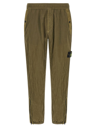 Bicolor Polyamide Athletic Pants