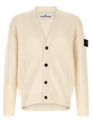 White Virgin Wool Cardigan