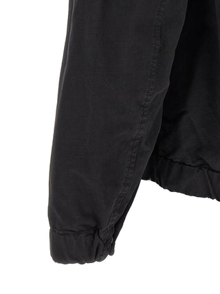Black Cotton Shell Jacket