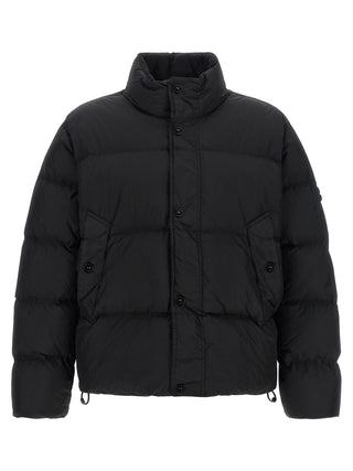 Black Polyamide Full-Length Jacket
