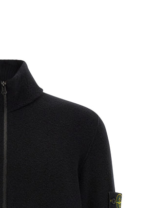Black Virgin Wool Cardigan