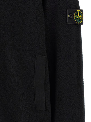 Black Virgin Wool Cardigan