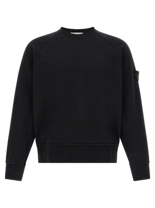 Black Cotton Sweatshirt