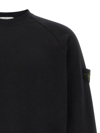 Black Cotton Sweatshirt