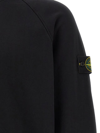 Black Cotton Sweatshirt