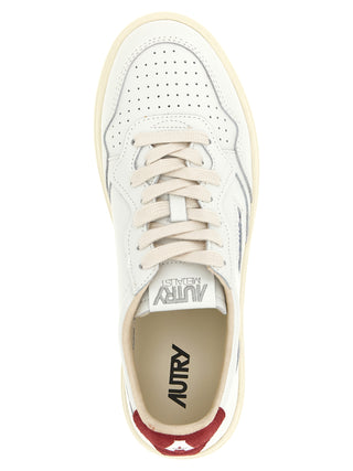 Bordeaux Cowhide Athletic Sneakers