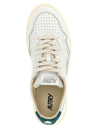 Bicolor Cowhide Low Top Sneakers