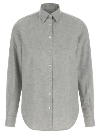 Gray Cotton Blouse