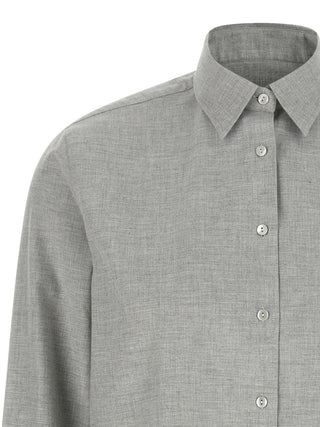 Gray Cotton Blouse