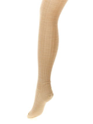 Beige Wool Socks