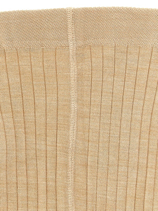 Beige Wool Socks