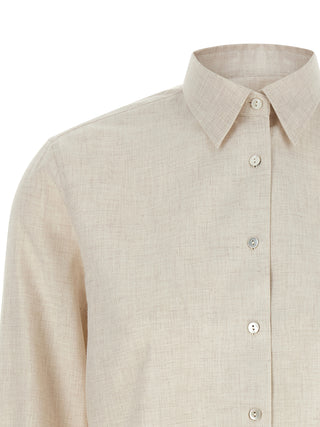Beige Cotton Blouse