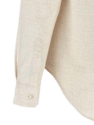 Beige Cotton Blouse