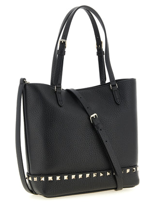 Black Calfskin Shoulder Bag