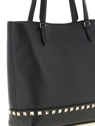 Black Calfskin Shoulder Bag