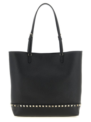 Black Calfskin Shoulder Bag
