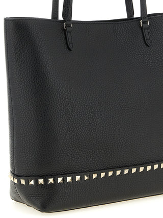 Black Calfskin Shoulder Bag