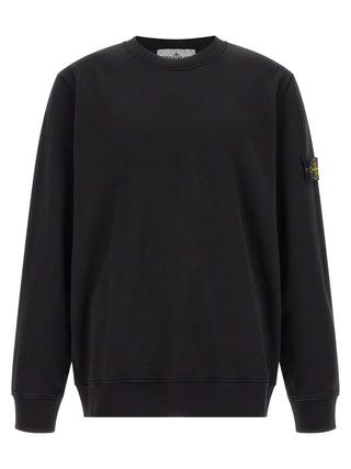 Black Cotton Sweatshirt