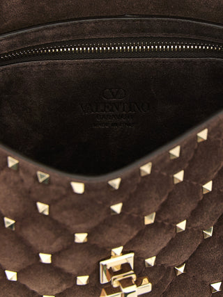 Brown Calfskin Crossbody Bag