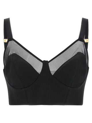 Black Virgin Wool Tank Tops