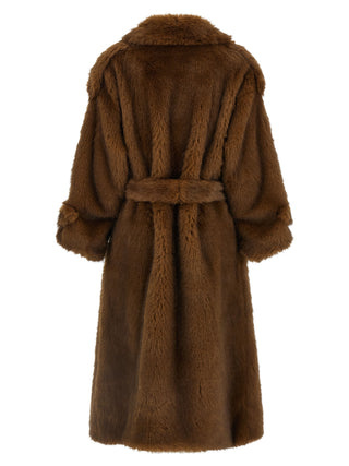 Brown Polyester Coat