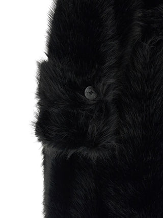 Black Polyester Coat