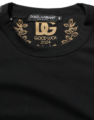 Dark Gray Cotton Crew Neck Short Sleeves T-shirt