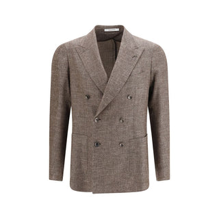 Brown Wool Oves Aries Blazer