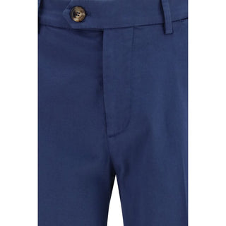 Blue Cotton Pants