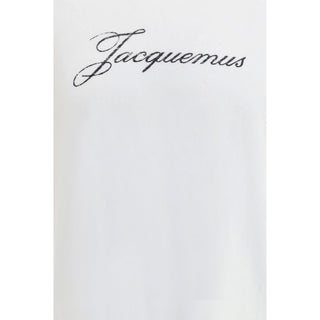 White Cotton Long Sleeve T-Shirt