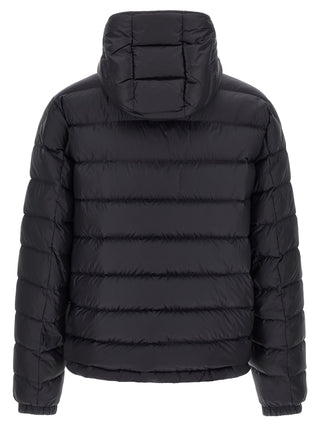 Blue Polyamide Full-Length Jacket