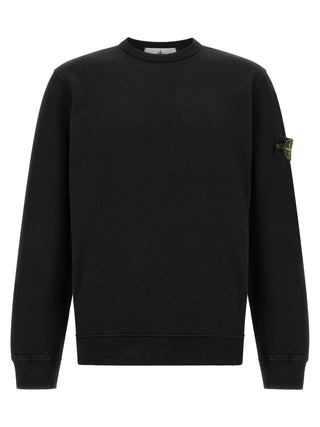 Black Cotton Sweatshirt