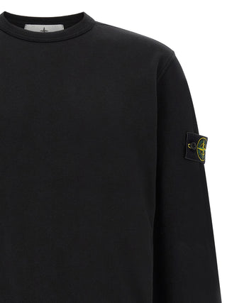 Black Cotton Sweatshirt