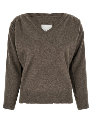 Brown Virgin Wool Cardigan