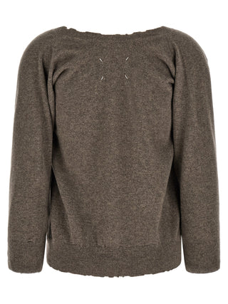 Brown Virgin Wool Cardigan