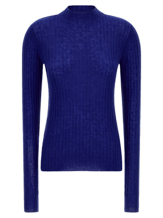 Blue Wool Cardigan