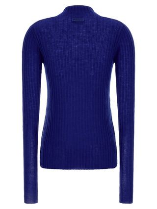 Blue Wool Cardigan