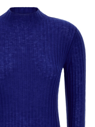 Blue Wool Cardigan