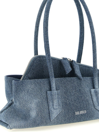 Blue Cotton Shoulder Bag