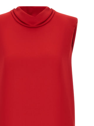 Multicolor Silk Short Dress