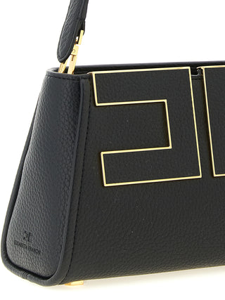 Black Polyester Handbag