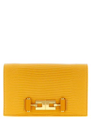 Beige Polyester Crossbody Bag