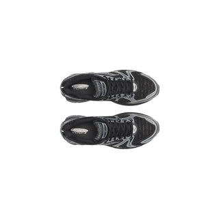 Black Synthetic Athletic Sneakers