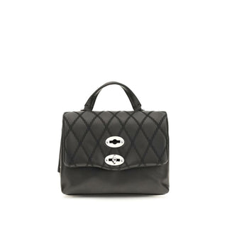 Black Calf Leather Bos Taurus Handbag