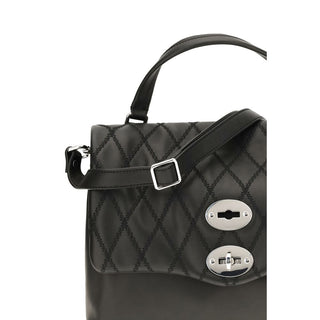 Black Calf Leather Bos Taurus Handbag