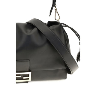 Black Calf Leather Bos Taurus Shoulder Bag
