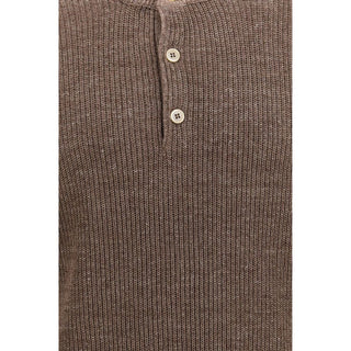 Brown Linen Sweatshirt