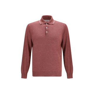 Bordeaux Cashmere Polo Shirt