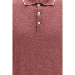 Bordeaux Cashmere Polo Shirt