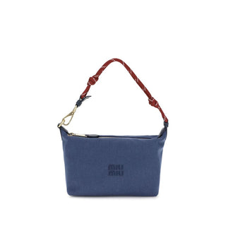 Blue Cotton Shoulder Bag